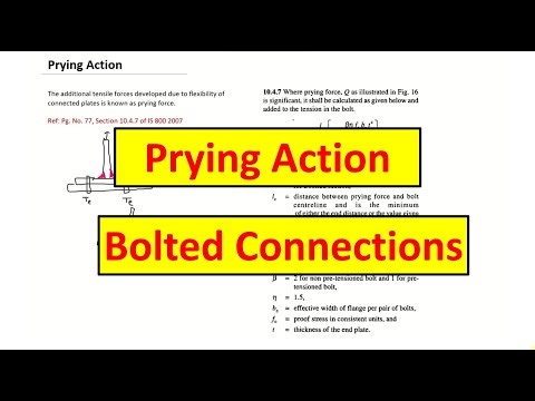 Prying Action | Design of Steel Structures