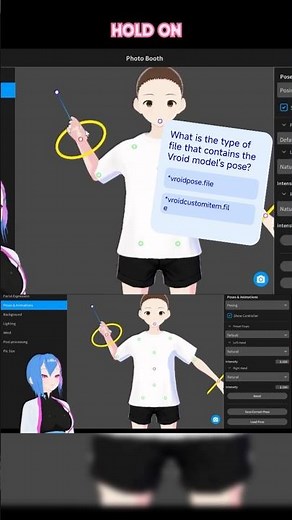 How to save the pose in Vroid Studio #vtuber #myvt #envtuber