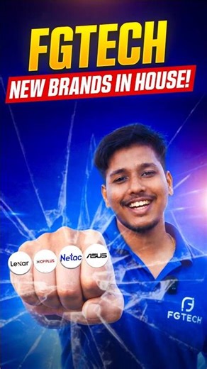 FGTECHSTORE Expands Portfolio 🔥 | ASUS • Lexar • CP Plus • Netac #shorts