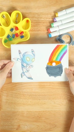 Dance Bot Story Starter #shorts #stem #stemeducation #storytelling #papercircuit #diycrafts #create