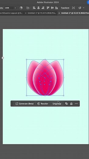 1.2M views · 26K reactions | Another Adobe Illustrator Tip. Again using Blend Tool to create some beautiful flowers fast and easy. Let me know in a comment if you are going to use this. #adobeillustrator #adobeillustratortutorial #graphicdesign #graphicdesigner | Alan Ayoubi | Facebook