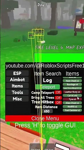 99 nights in the forest mod menu latest version unlimited #roblox #shorts #robloxshorts #minecraft