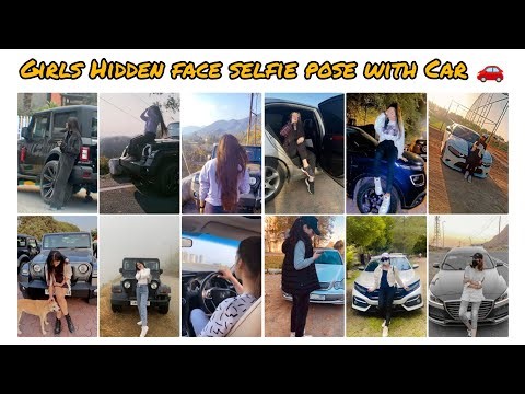 🦋 Hidden face dpz for girls in Car🚗 Awesome hidden face dpz💞 girls Hidden face selfie pose with Car🌺