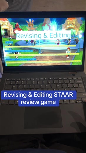A Roblox themed revising & editing STAAR review game with 20 questions! Made for 3rd grade! Products sold on my TPT store: Growing with Flores Links to Google slides and docs are provided. #ELA #staar #teachersoftiktok #teacherresources #levelup