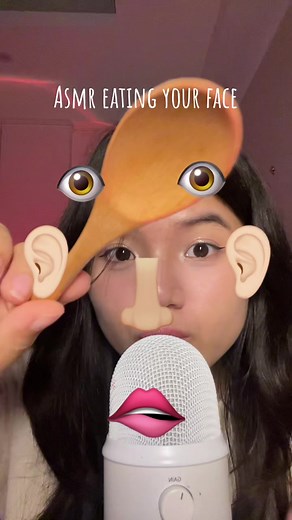 ASMR Wooden Spoon Eating Your Face Sounds