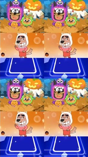 😱 Cartoon Dog vs Magic Tiles Game! Who Wins? 🎮🔥 #345