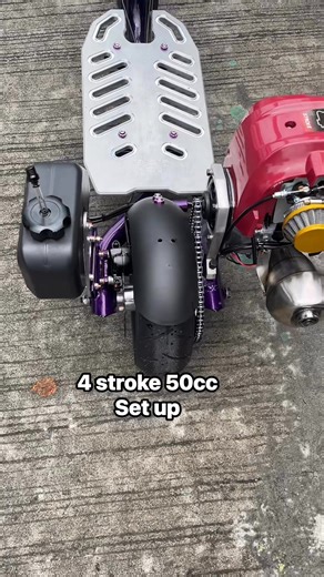 26K views · 361 reactions | 4 stroke 50cc with stainless pipe set up. #gaspowered #scooterpilipinas | PED Station PH | Facebook