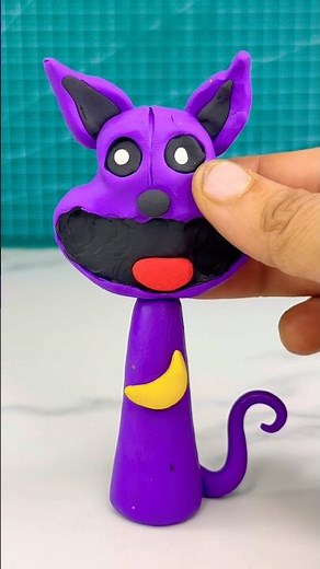 Making Catnap from Poppyplaytime 5 with clay #sprunki #poppyplaytime #catnap #clay #smilingcritters