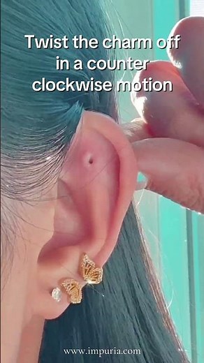 How to Safely Remove Flat Back Studs from Impuria Ear Piercing Jewelry