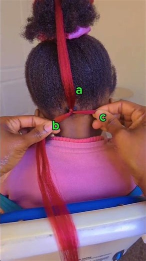 Kid-friendly braid tutorial #hairtutorial #hairstylist #kidsbraids #protectivestyles #braidstyles
