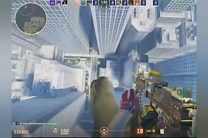 696K views · 4.1K reactions | When the floor is lava, but you’re the one providing the heat!  Pro tip: shooting the ground is the fastest way to reach new heights... literally! To get a free CS2 case, don't forget to use our promo code “FCBK” #CS2 | Farmskins | Facebook