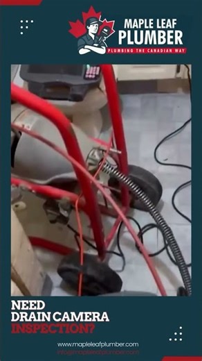 Reliable Company for Drain Camera Inspection | Maple Leaf Plumber #emergencyplumbing #plumbing #fix