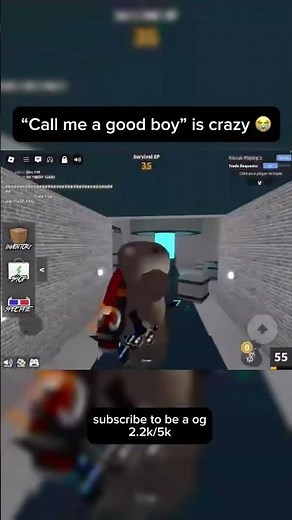 “Call me a good boy” is crazy 😭 |#trending #roblox #mm2 #funny #memes #shorts #viral