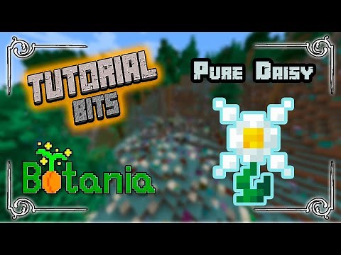 Cómo funciona la Pure Daisy (2024, Actualizado) | Botania: Tutorial Bits Español | Minecraft