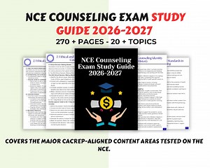NCE Counseling Exam Study Guide PDF | National Counselor Exam Prep | Practice Questions & Review Notes - Etsy Canada