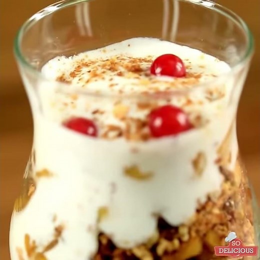 Walnut and Apple Dessert