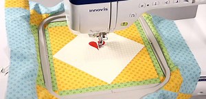 Simply import a JPG and convert it into embroidery data, scan your quilted fabric, give your design a custom look with different treatments, and you're ready embellish quilts with customized embroidery! #FeatureFriday | Brother Sews
