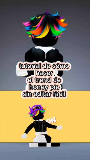 Tutorial fácil para hacer el trend de Honey Pie en Roblox