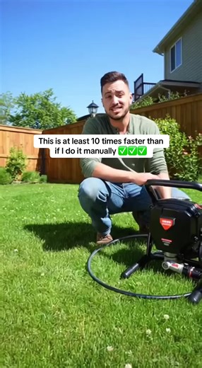 This is at least 10 times faster than if I do it manually ✅✅✅ #diy #tools #painting #paintsprayer #spraypaint