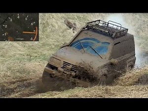 Suzuki Sidekick Mudding - Bouncing the Rev Limiter Hard Off-Road