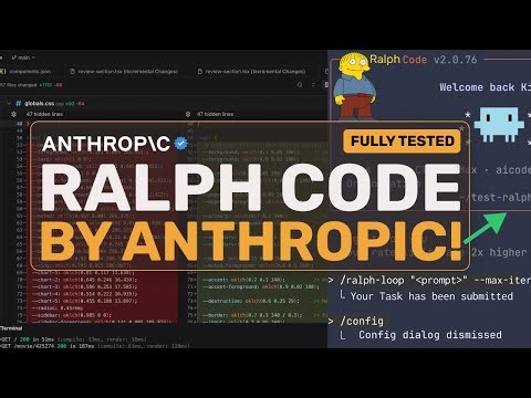 Anthropic's Ralph Loop + Claude Code: Anthropic's new FRAMEWORK can run CLAUDE CODE for 24/7!