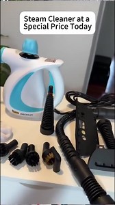 Tired of scrubbing for hours? Meet your new cleaning BFF! 💪 Our steam cleaner blasts away dirt, grease, and germs with just water - no harsh chemicals! 🚫🧪 Perfect for kitchens, bathrooms, toys, and more. 🏠💦 Get yours now and say goodbye to endless wiping! 🛒 #CleanWithSteam #ChemicalFreeCleaning | SakerZone