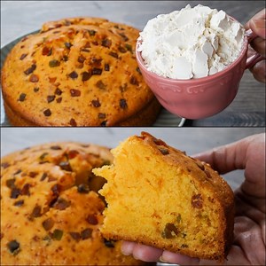 622K views · 924 reactions | Fruit Cake Recipe With Tea Cup | Without Measuring Cup | Christmas Special Recipe | Custard Cake | N'Oven Foods | Facebook