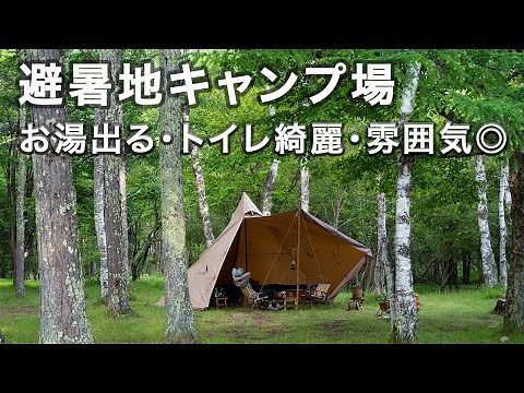 【夏おすすめキャンプ場】姫木平ホワイトバーチキャンプフィールド／標高1300mで涼しい