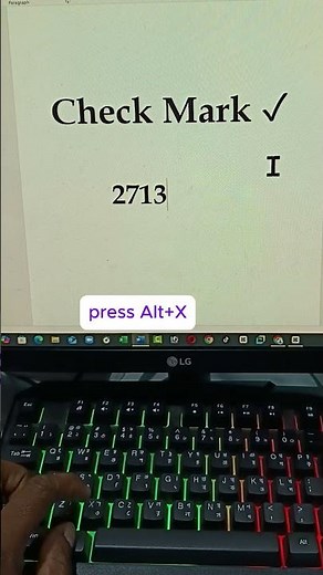 Computer shortcut key for check mark in MS word #tricks #windows #msoffice #shortcut #shorts