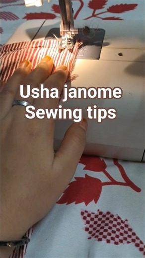 usha janome sewing tips #sewing #subscribe #viralvideo #stitching #ushajanome450e