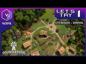 Foundation Let's Try #1 - Cozy City Builder Survival Begins!