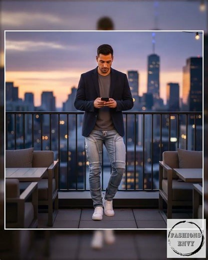 Bootcut Jeans Men - Stretch Slim Fit Denim