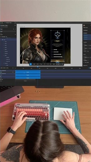 Designing a Dark Fantasy Game UI in Figma