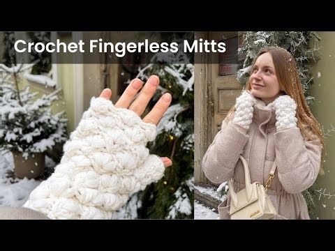 Crochet Wrist Warmers | Easy Tutorial