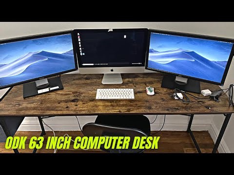 ODK 63 inch Computer Desk Review & Test | Gaming Home Office Desk