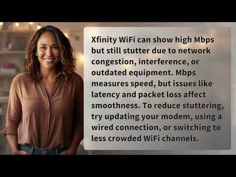 Why Does Xfinity WiFi Stutter Despite High Mbps?
