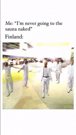 Finnish sauna etiquette🤭