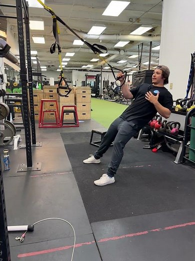 TRX Single Arm Reaching Row