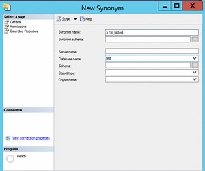 SQL Server Code simplification using synonyms