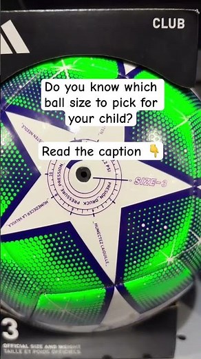Right size ball = better skills! ⚽Learn why choosing the correct soccer ball size matters for youth.