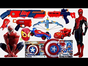 Spiderman Marvel Unboxing Toys Review | Spider Man Mask | Spider Man Bow & Arrow | Dino Webs Crawler