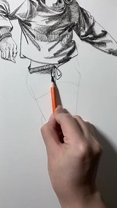 How to shape the legs of a running beauty watch now #DrawingProcessShare #FigureSketching #ArtExams | Content Connect