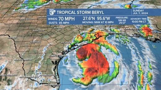 Latest National Hurricane Center advisory for #Beryl including radius of tropical storm and hurricane winds, and latest doppler radar. www.katc.com/weather | Rob Perillo Chief Meteorologist KATC