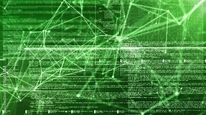 Interlacing cyberspace and computer codes.