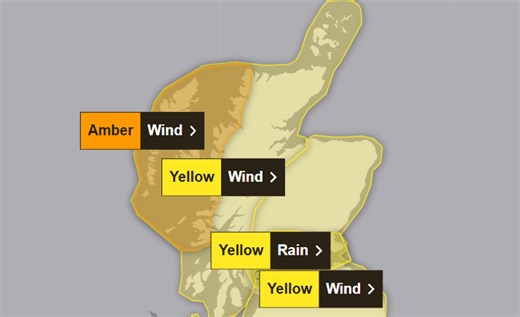 Storm Bram Scotland: 90mph winds to batter parts of Scotland as Met Office issues 4 weather warnings