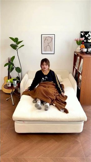 一人暮らし必見 瞬時にベッド変身する収納付きソファが快適すぎる #ソファベッド #収納