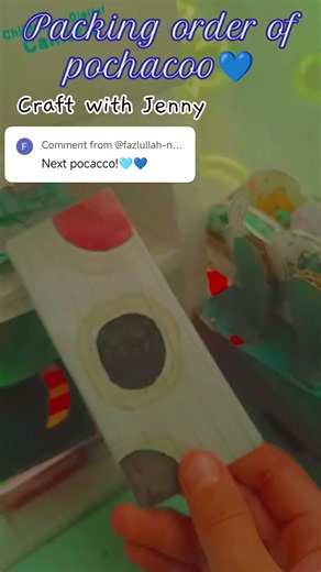 packing order of Pocacho craft with Jenny #diy #craft #papersquishy #sanrio