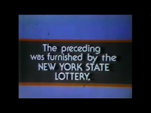 New York State Lottery Drawing (WPIX, April 21, 1984)
