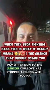 When They Stop Arguing — This Is What The Silence Really Means Most people celebrate when?