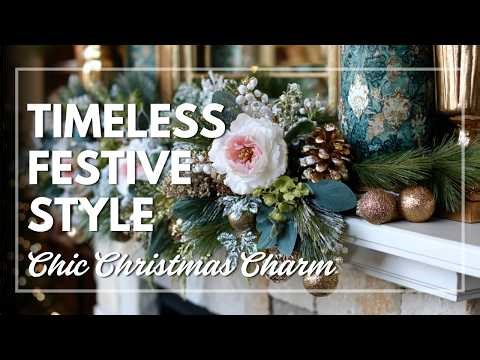 Glamorous Christmas Glow ✨ Vintage Holiday Decor for a Beautiful Seasonal Retreat